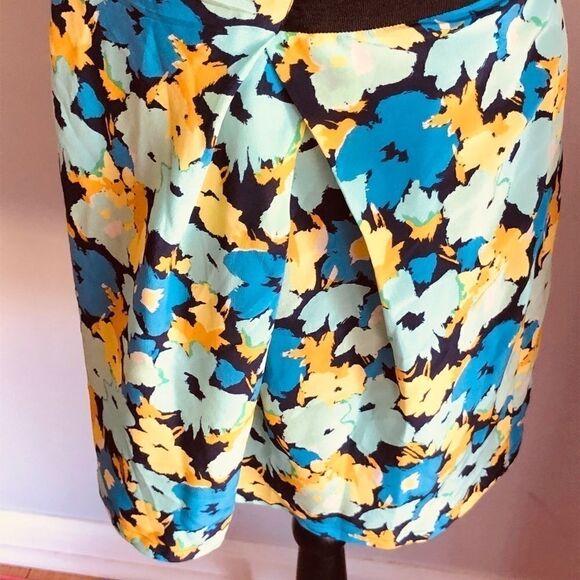 J Crew Floral Silk Asymmetrical Skirt - size 10 - 3 for $20 - Picture 5 of 7
